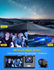 3 Channel Dashcam M2