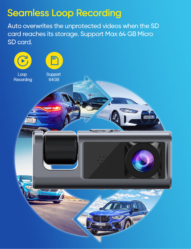 3 Channel Dashcam M2